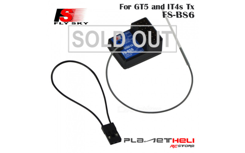 Flysky FS-BS6 Mini Receiver With Gyro Stabilization System for GT2E/IT4S/GT5 Transmitter
